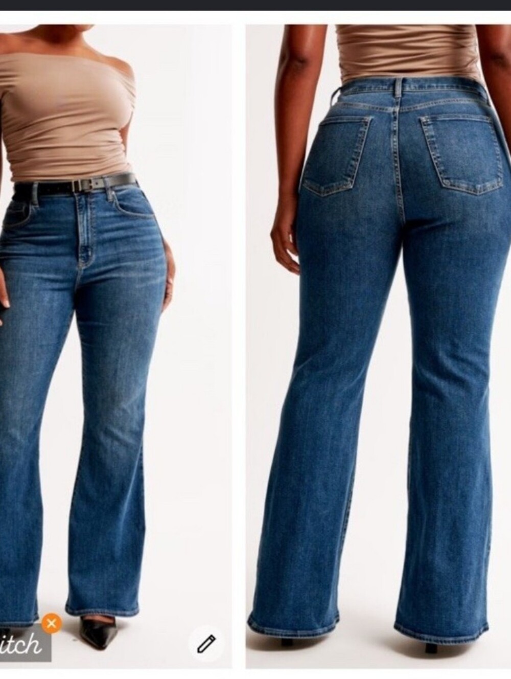 A&F The Flare Ultra High Rise - Curve Love